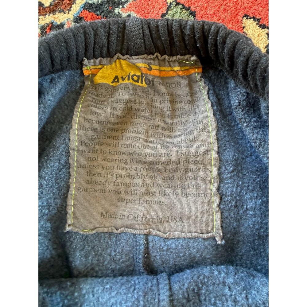Aviator Nation Jogger Sweatpants Womens S Blue Black Tie Dye - Picture 3 of 7